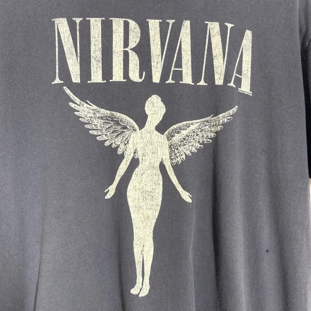 Nirvana In Utero Concert 1993 Men's sz XL (Repro 2016) Band Grunge Metal Music